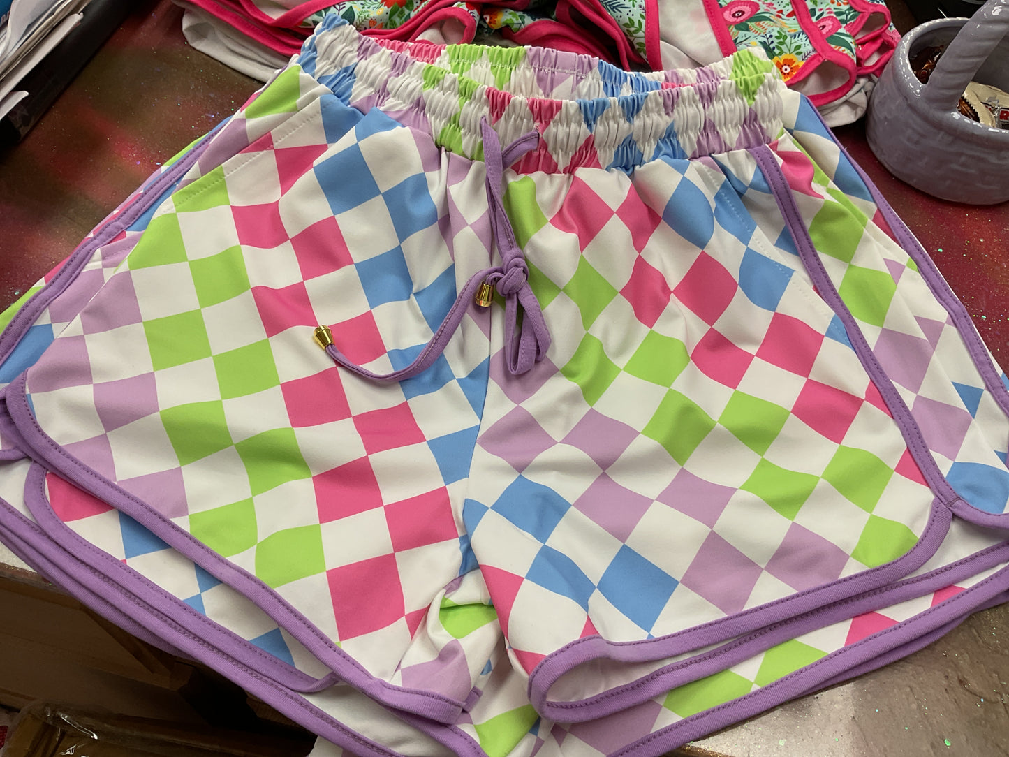 Ada’s Signature Shorts-Diamonds