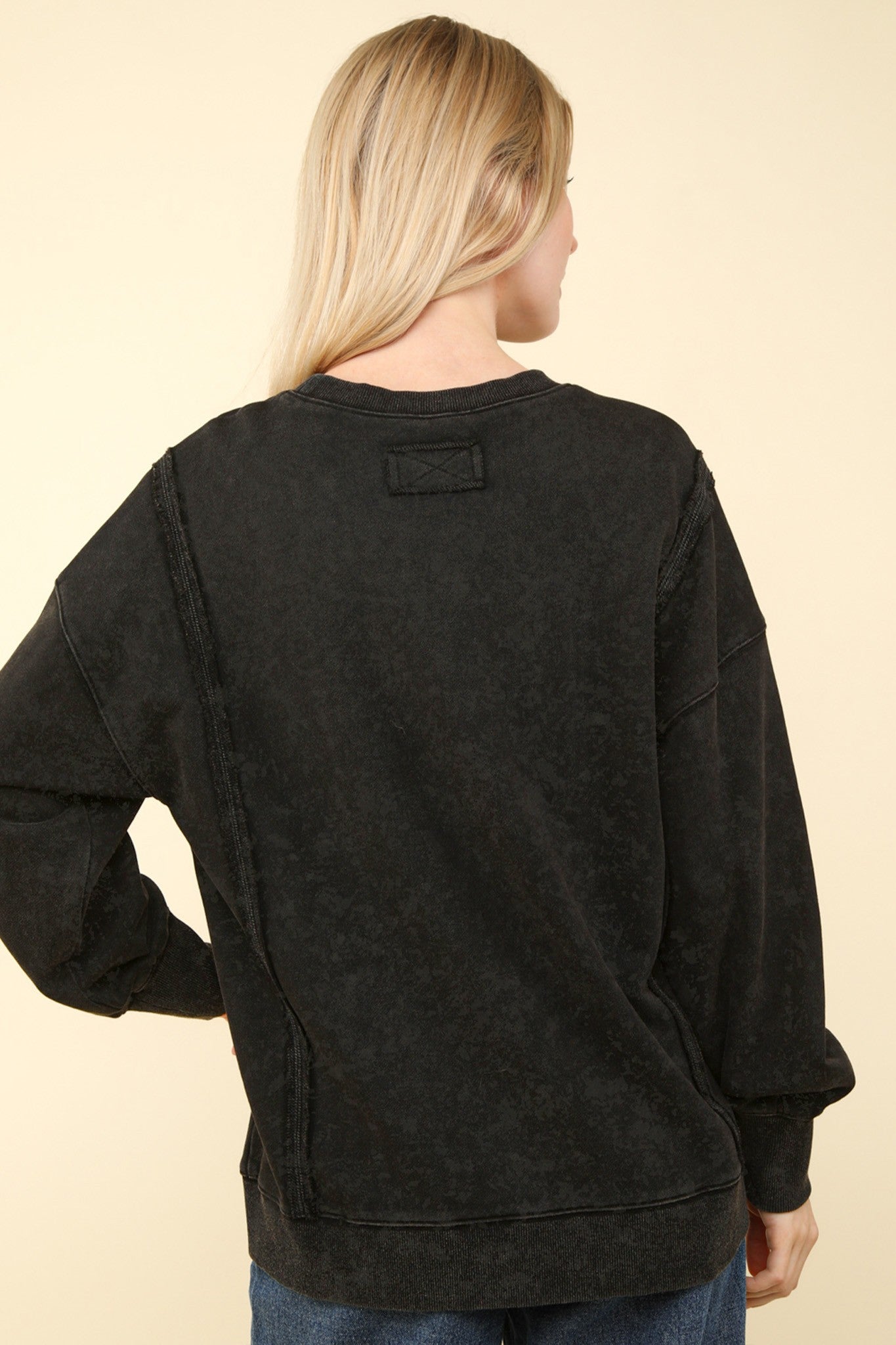Mineral Washed Knit Top