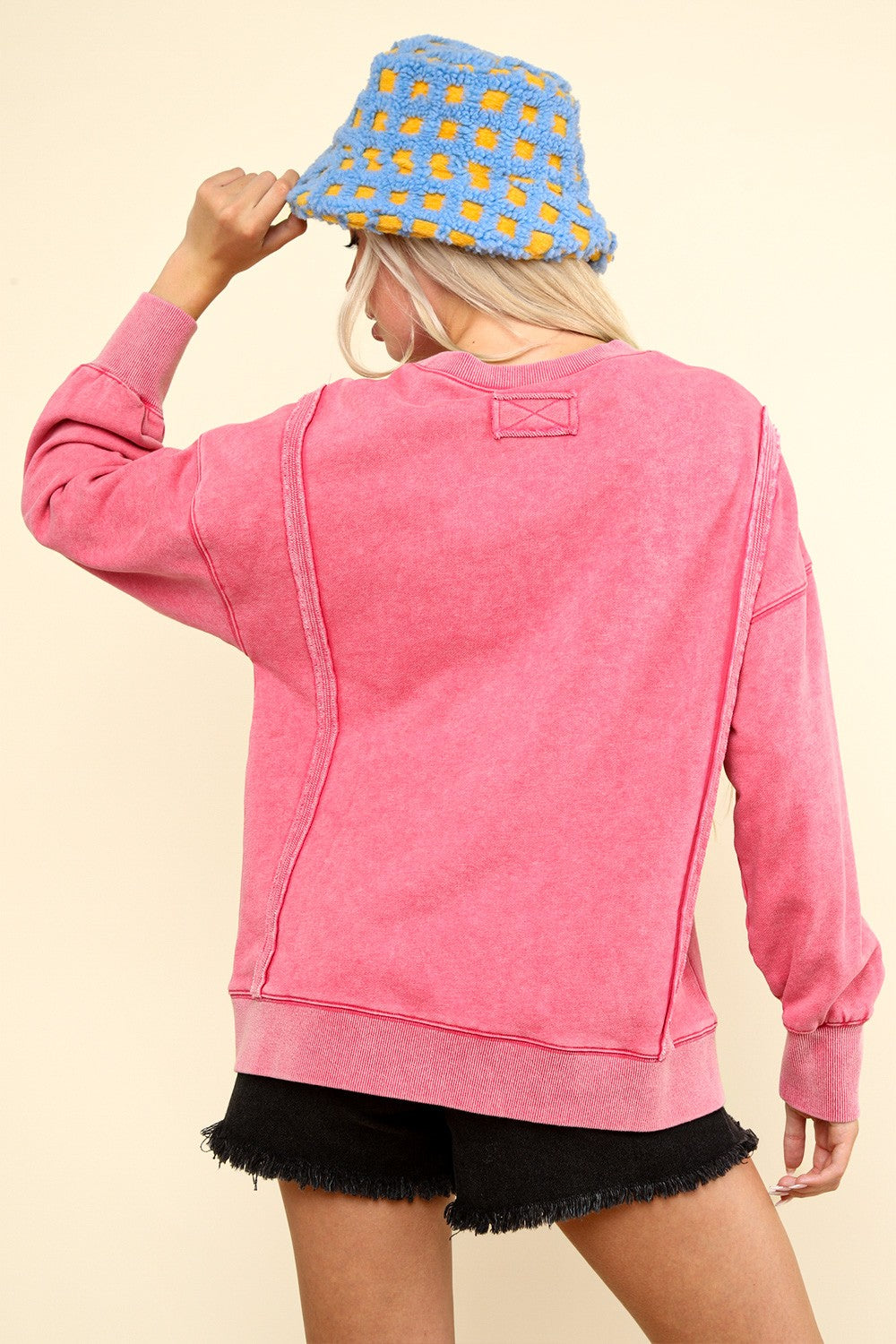 Mineral Washed Knit Top