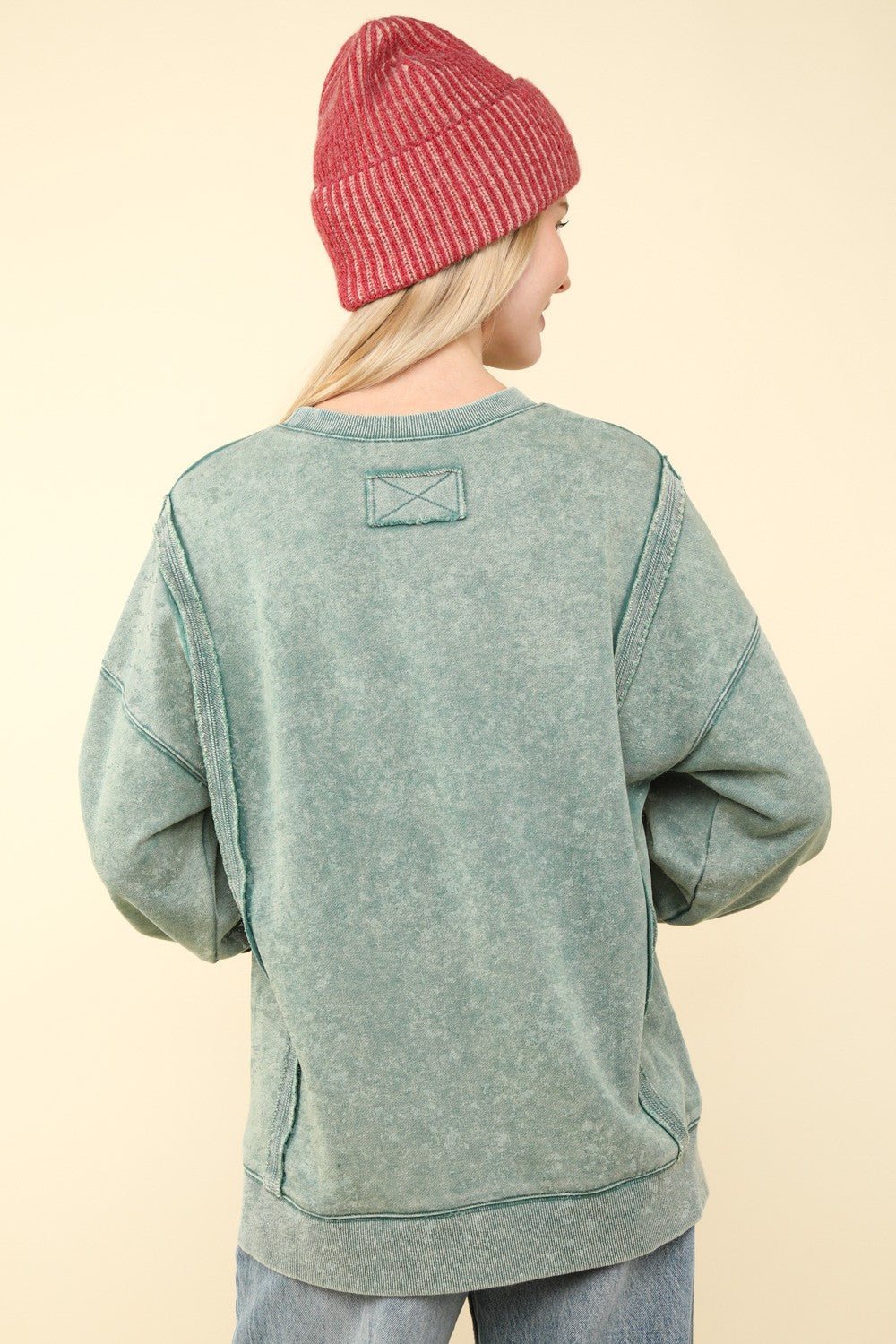 Mineral Washed Knit Top