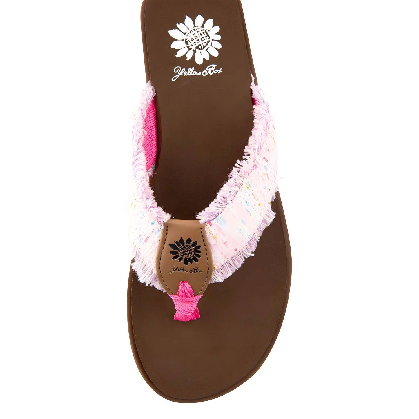FIDITI Fabric Fringe Thong Sandals