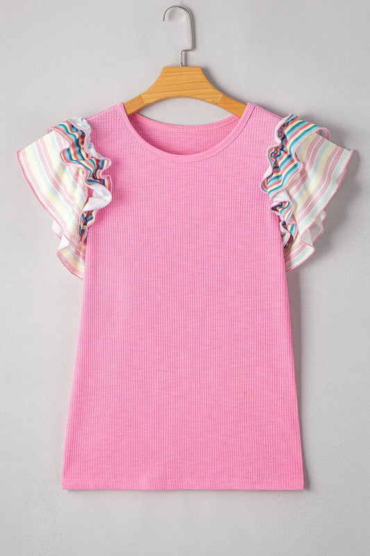 Macie Flutter Sleeve Top