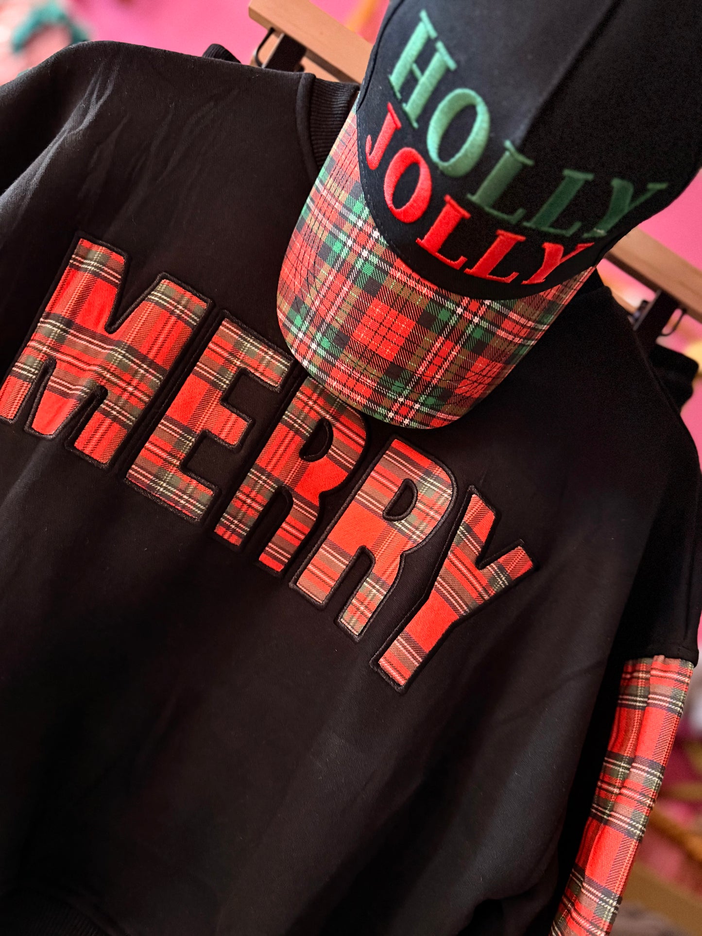 BLAKELEY Merry Christmas Plaid Bottoms