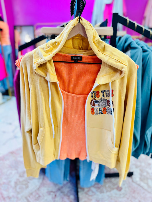 Milf Hoodie Terry Zip up