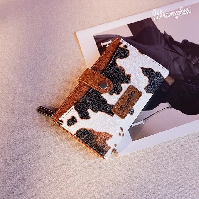 Wrangler Cow Wallet Brown Small