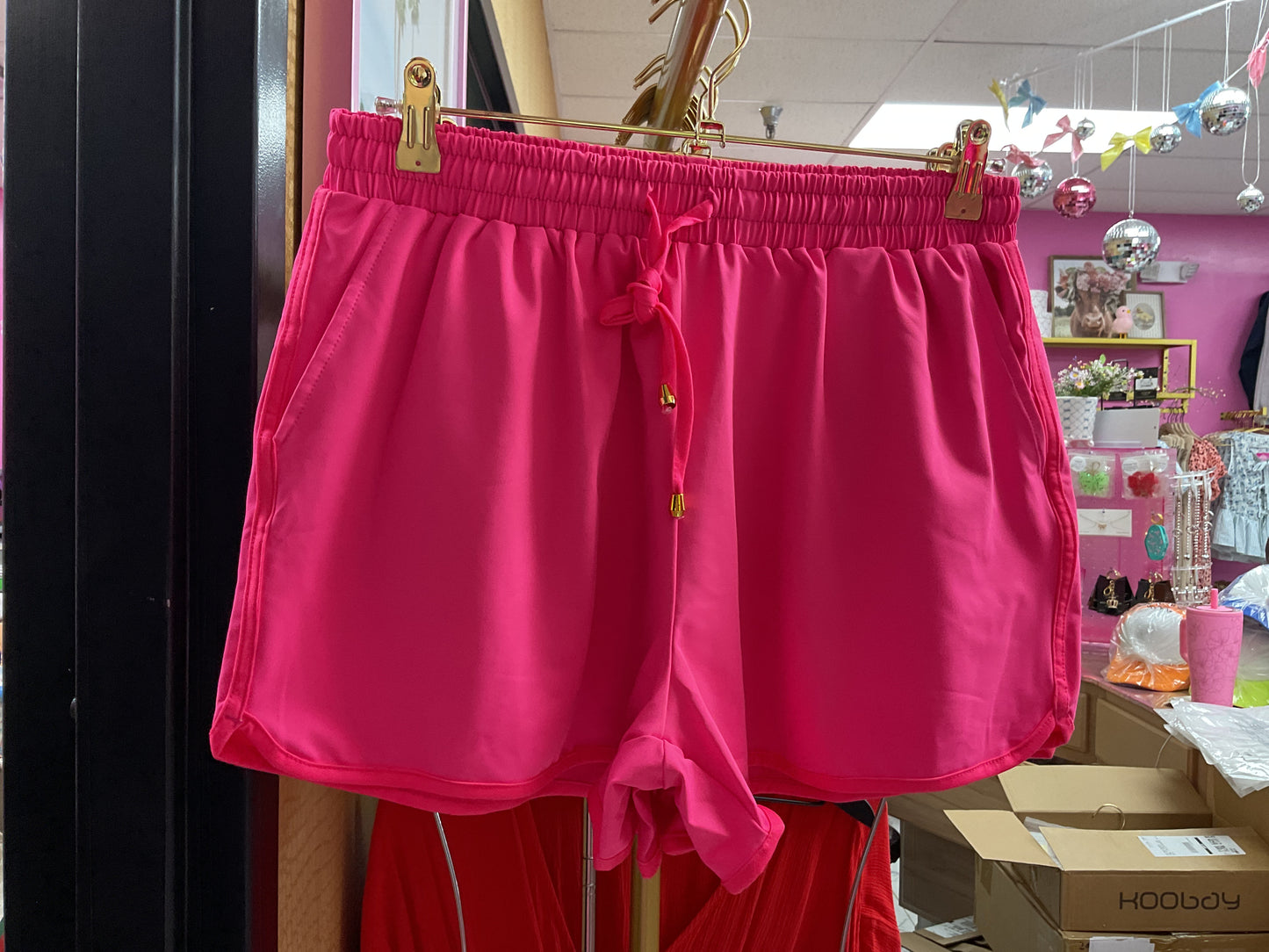 Ada’s Signature Shorts- Bright Watermelon