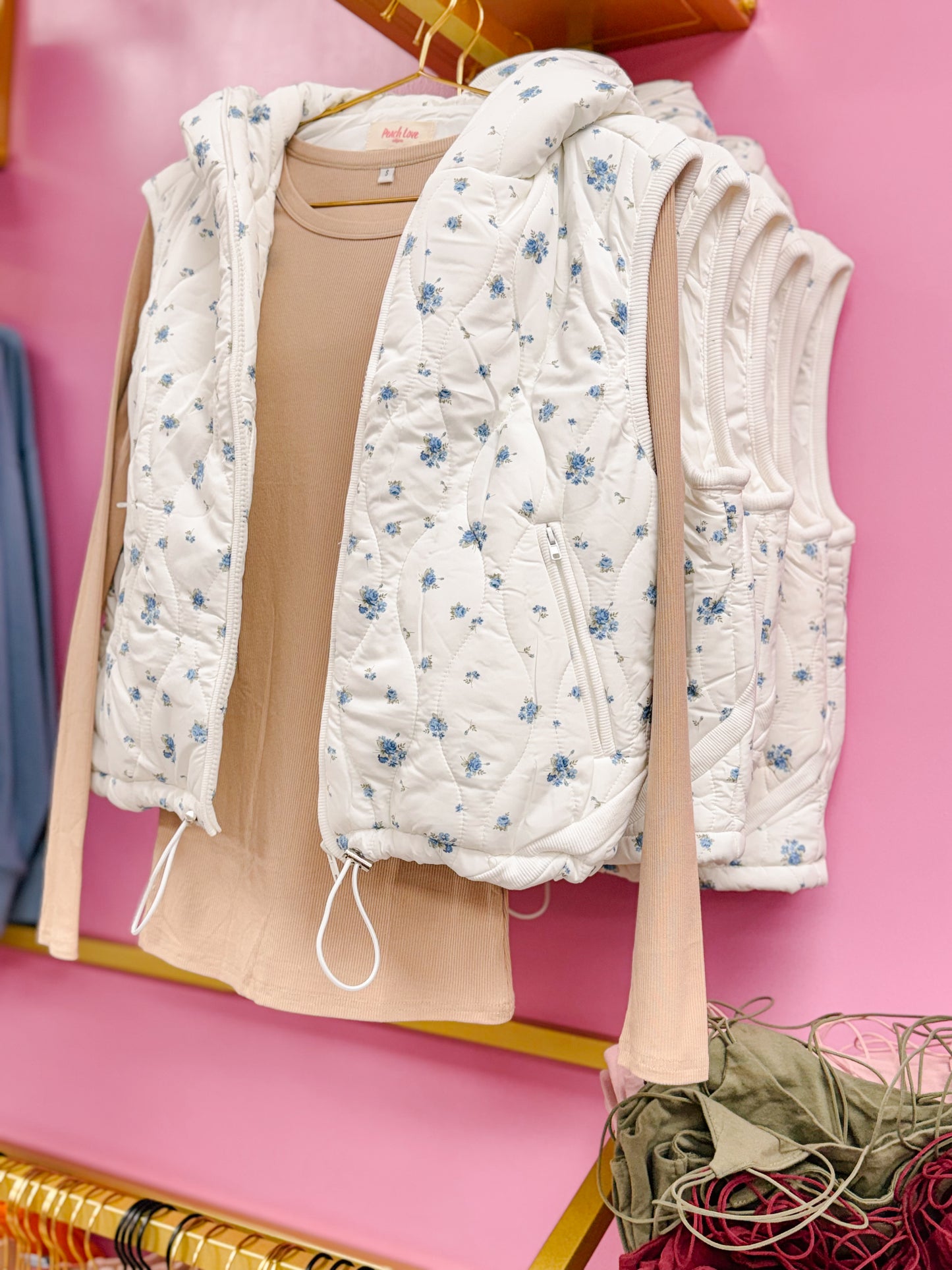 Blossom Trail Quilted Vest