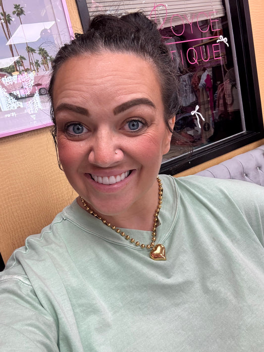 Blakeley Chunky Heart Necklace