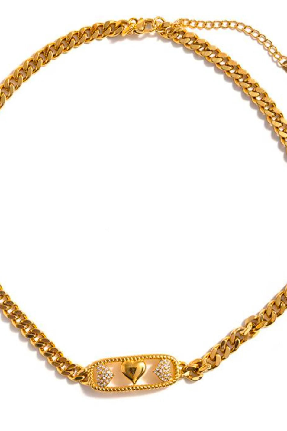 Blakeley Heart to Heart Chain Necklace