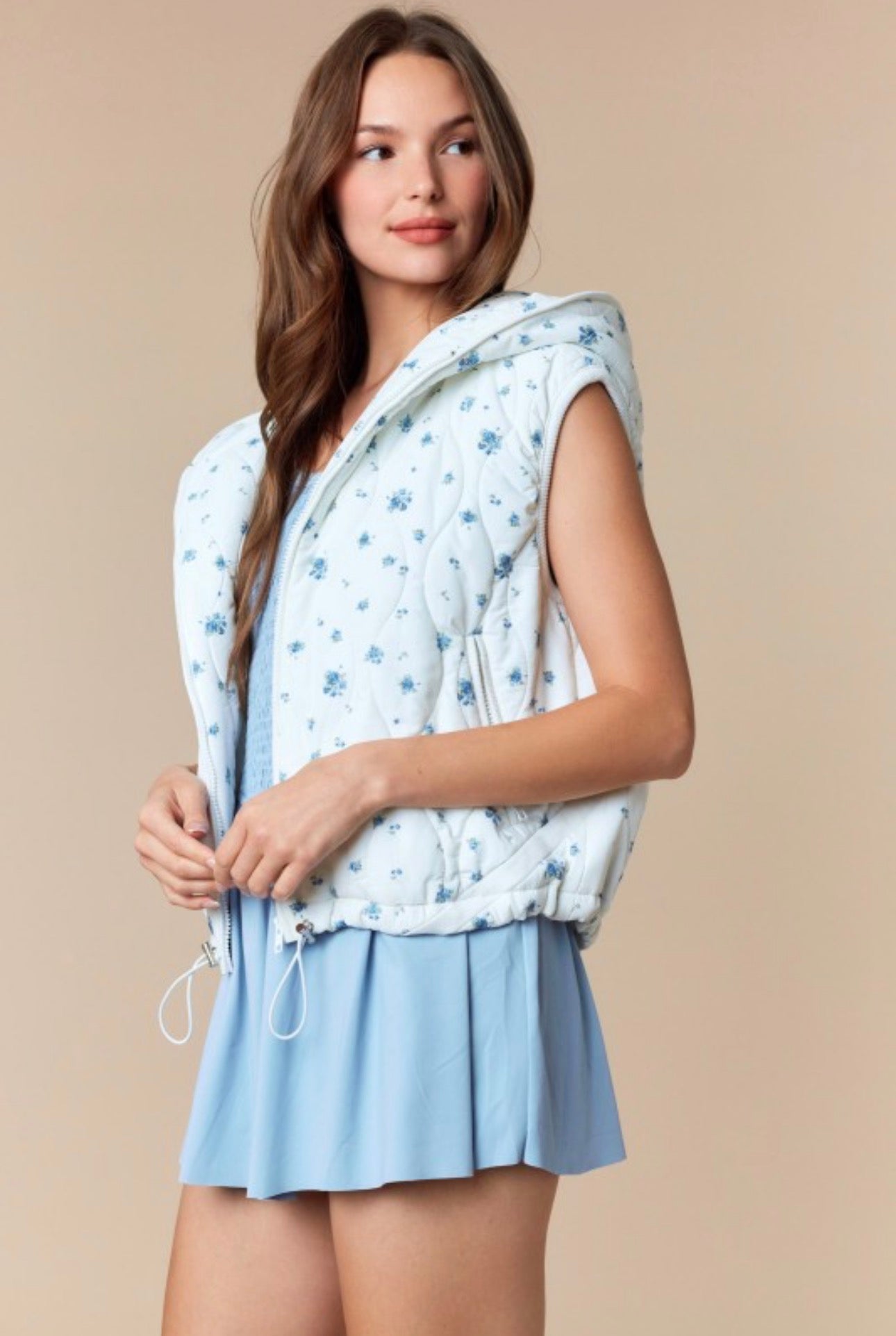 Blossom Trail Quilted Vest