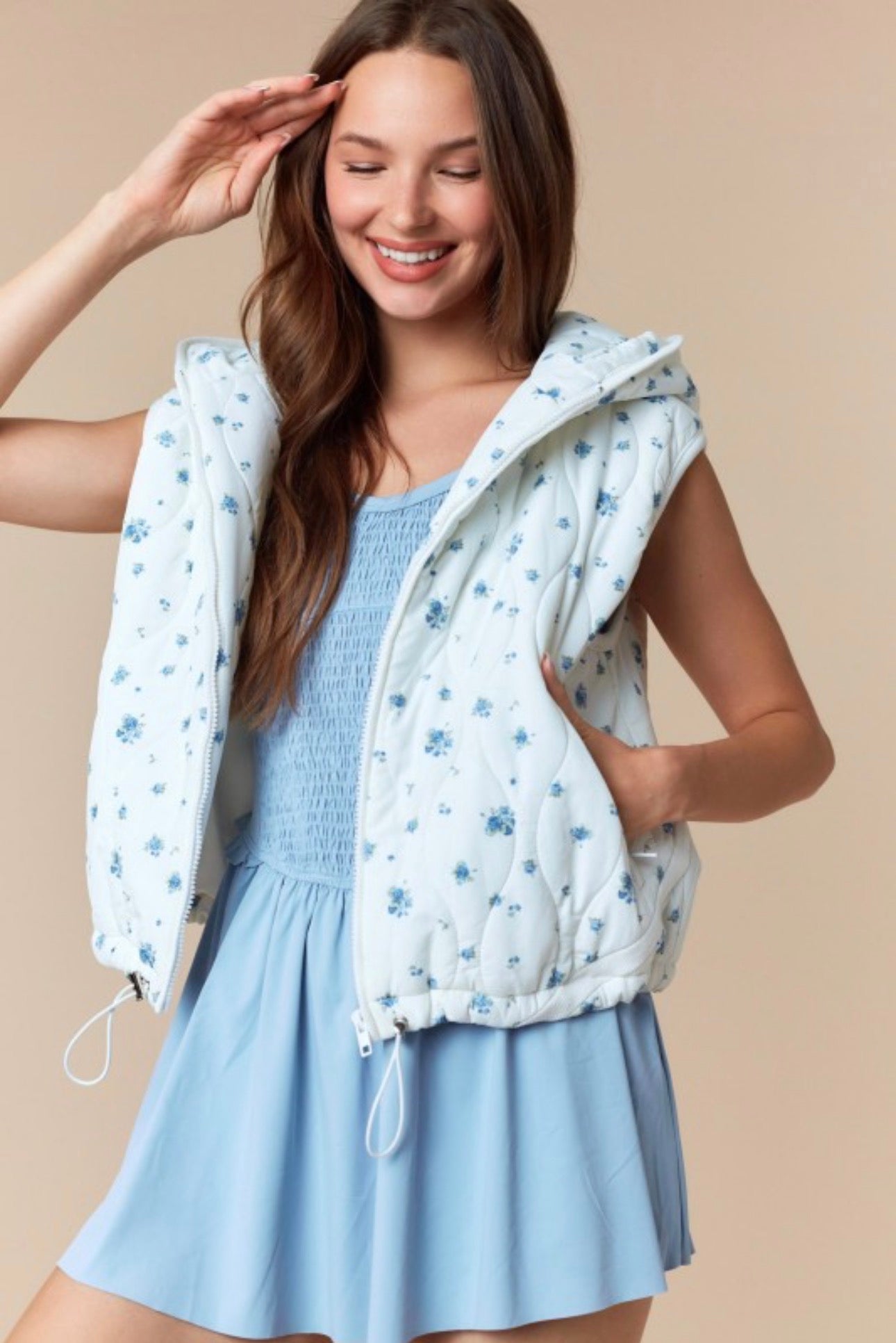 Blossom Trail Quilted Vest