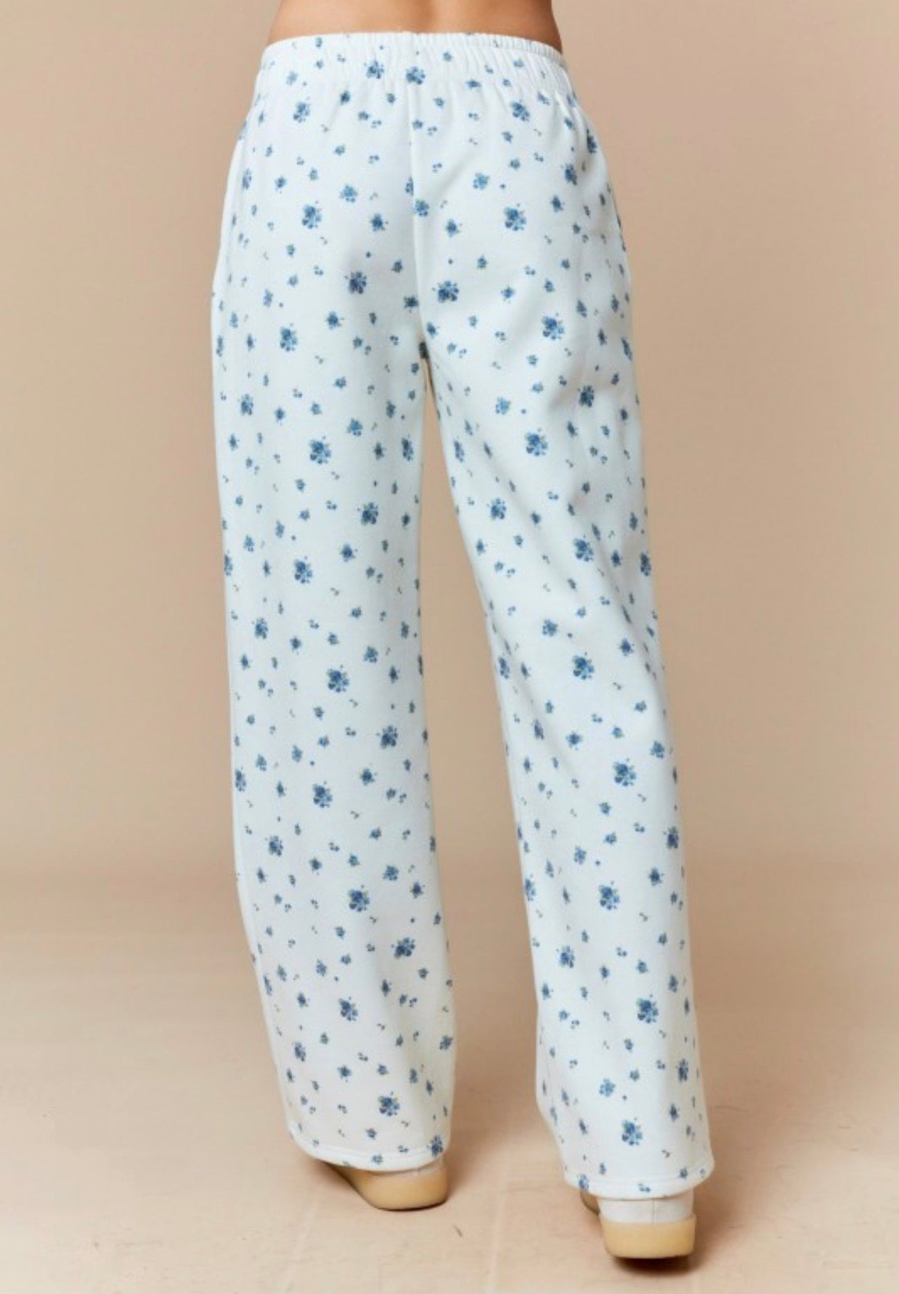 Blue Blossom Lounge Bottoms