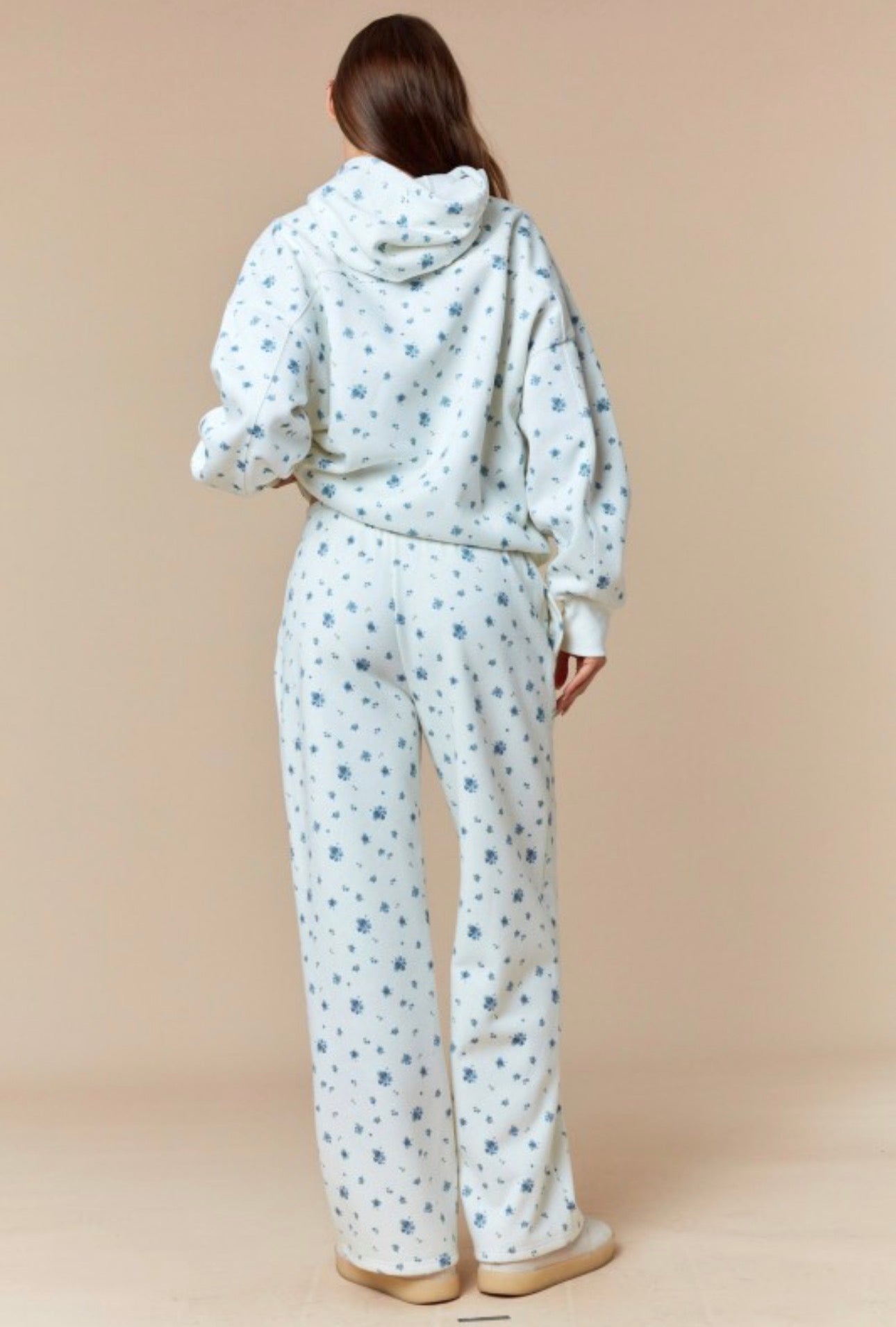 Blue Blossom Lounge Bottoms