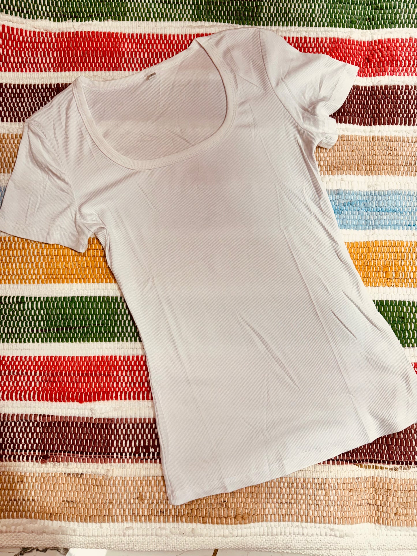 Leslea Ribbed Basics-Tee