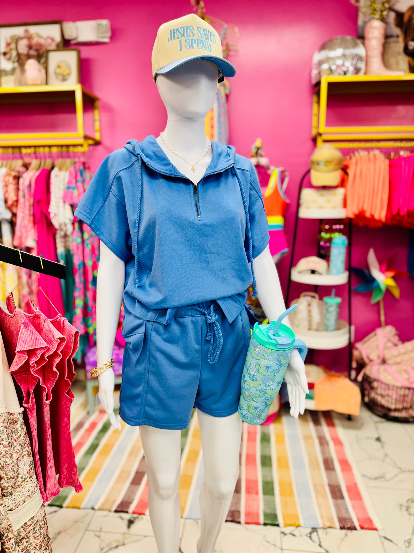 Back in Blue Bougie Set