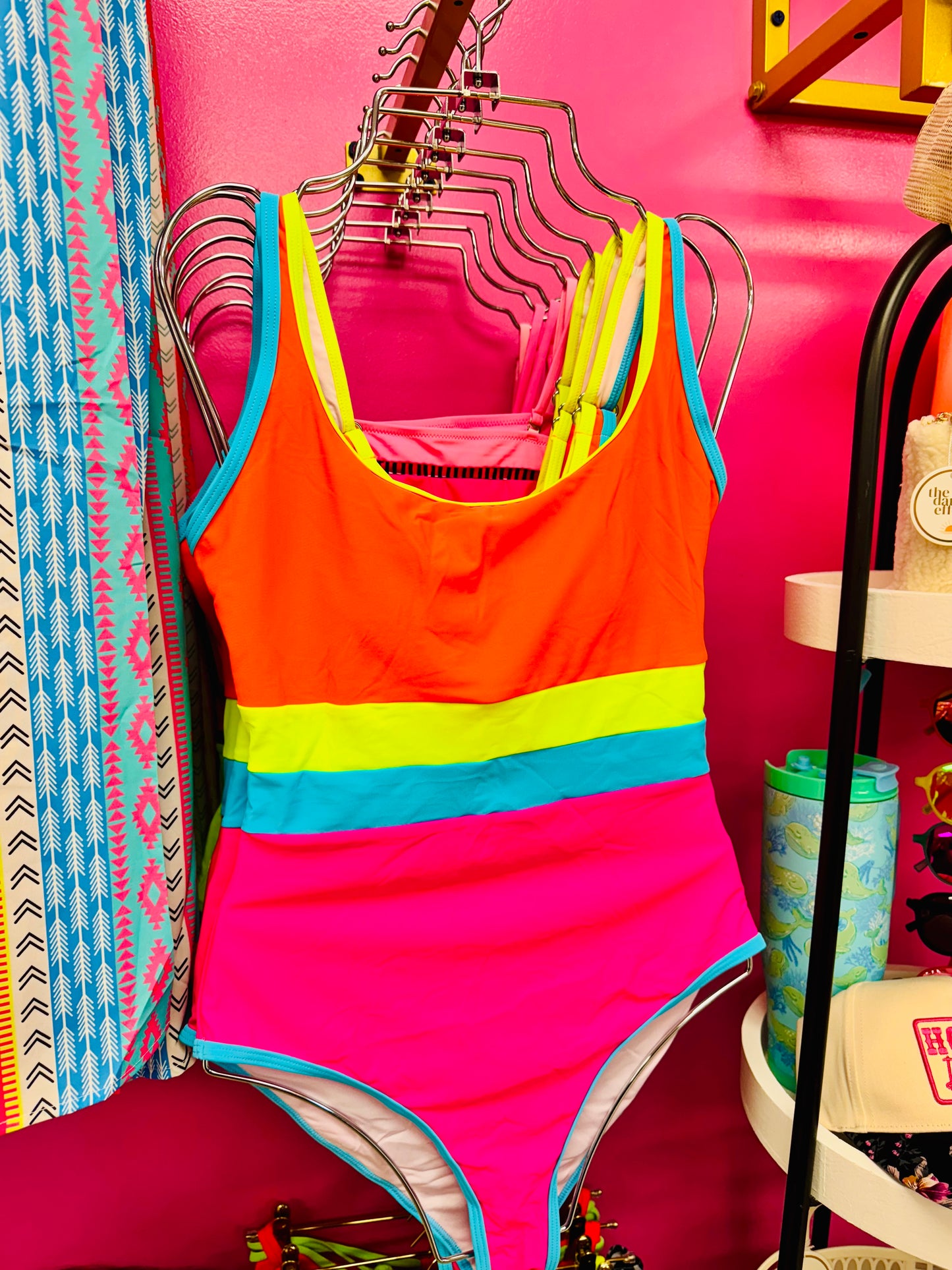Skittles Disco One-Piece Bathing Suit