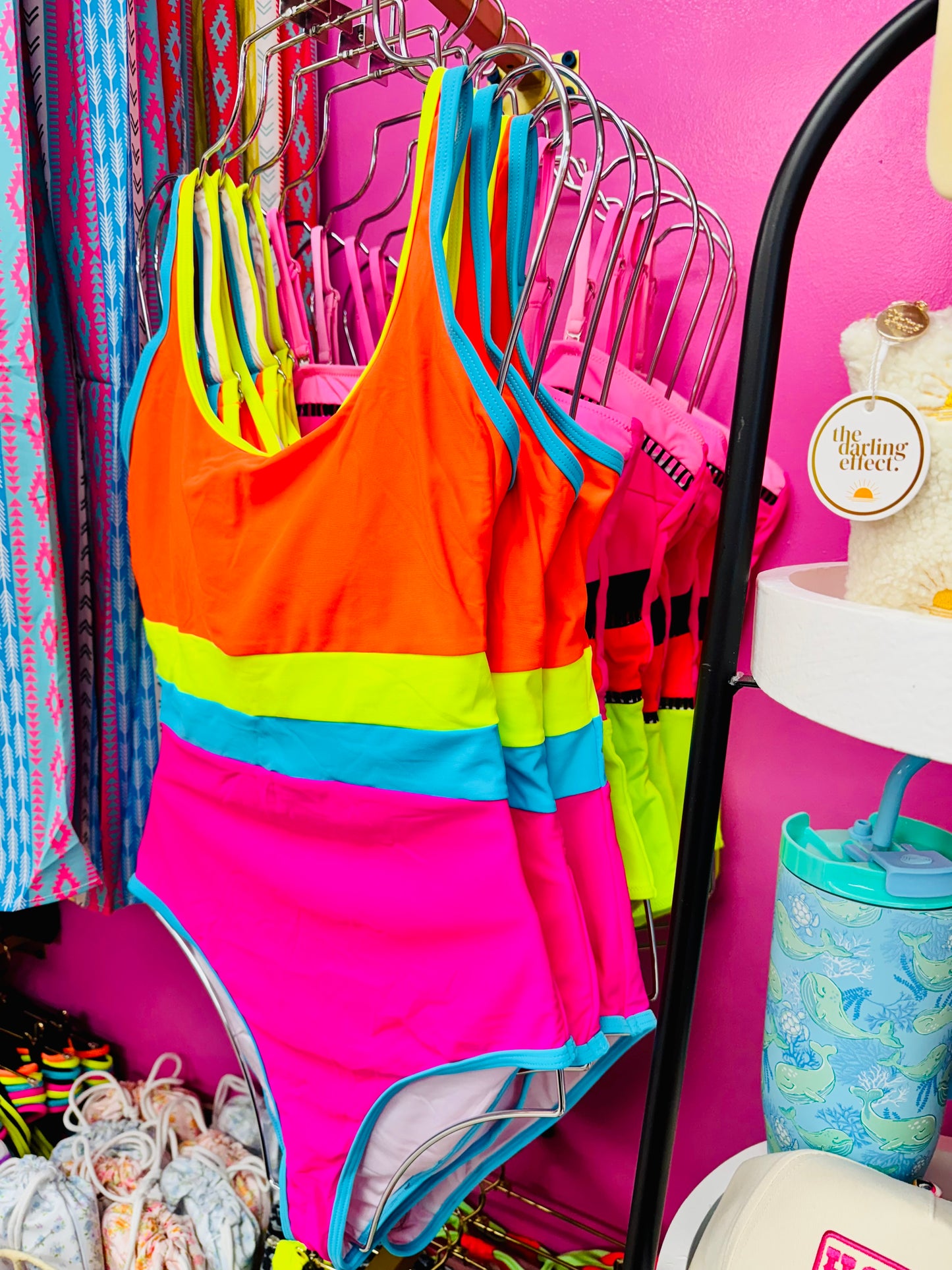 Skittles Disco One-Piece Bathing Suit