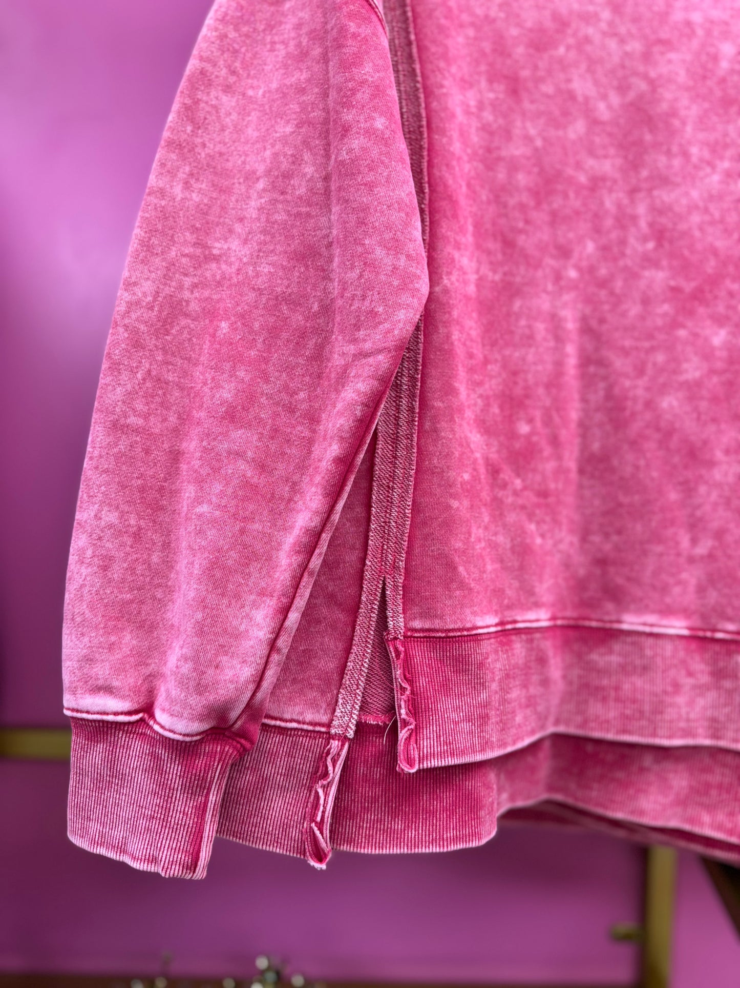 Mineral Washed Knit Top