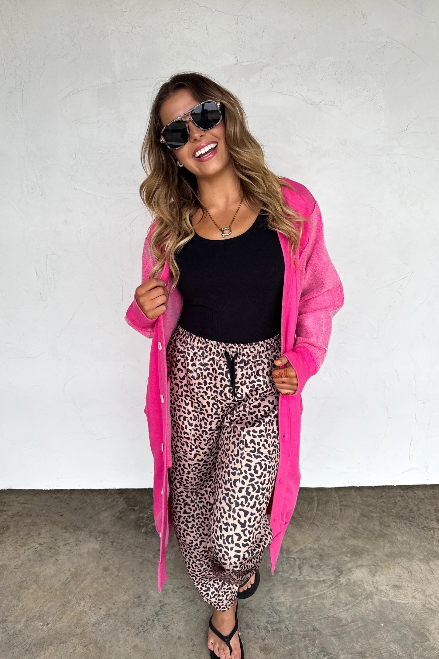 COCO CHEETAH JOGGER PANTS