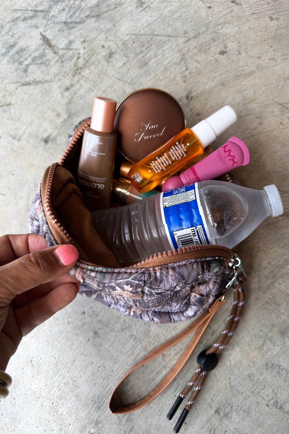 CAMO MINI PUFF CLUTCH BAG