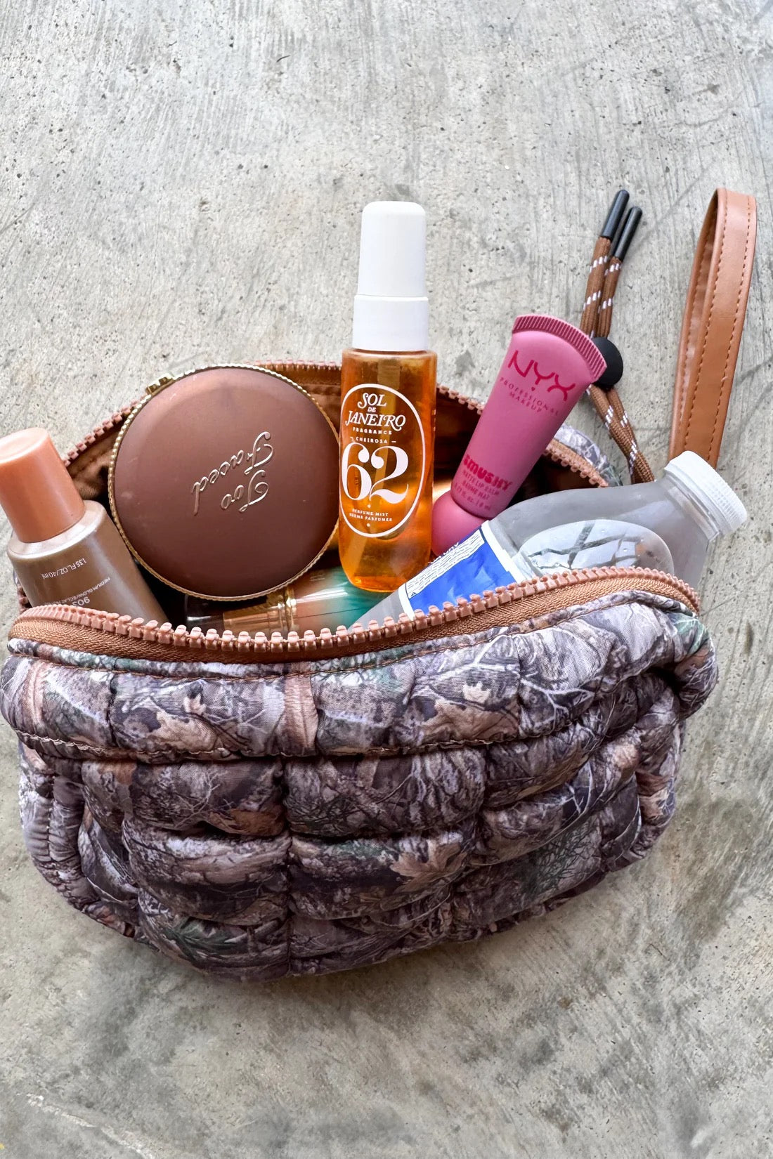 CAMO MINI PUFF CLUTCH BAG