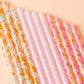 40 oz Tumbler Straw Set-Secret Garden Pink