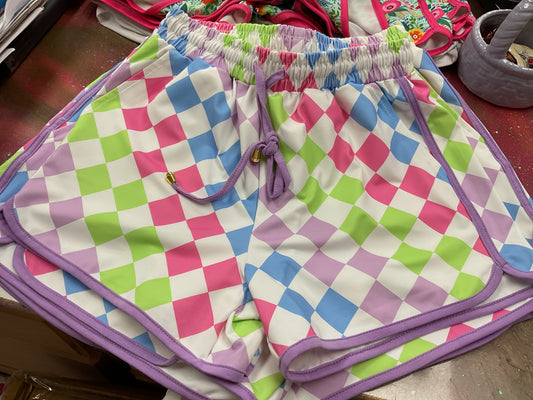 Ada’s Signature Shorts-Diamonds