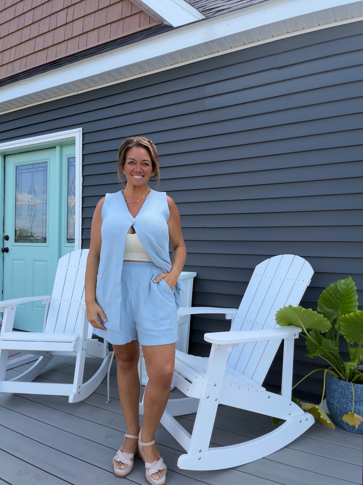 Blue Horizon Two-Piece Set