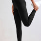 Black Arched Waist Seamless Active Leggings