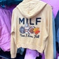 Milf Hoodie Terry Zip up