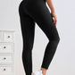 Black Arched Waist Seamless Active Leggings