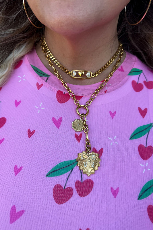 Blakeley Heart to Heart Chain Necklace