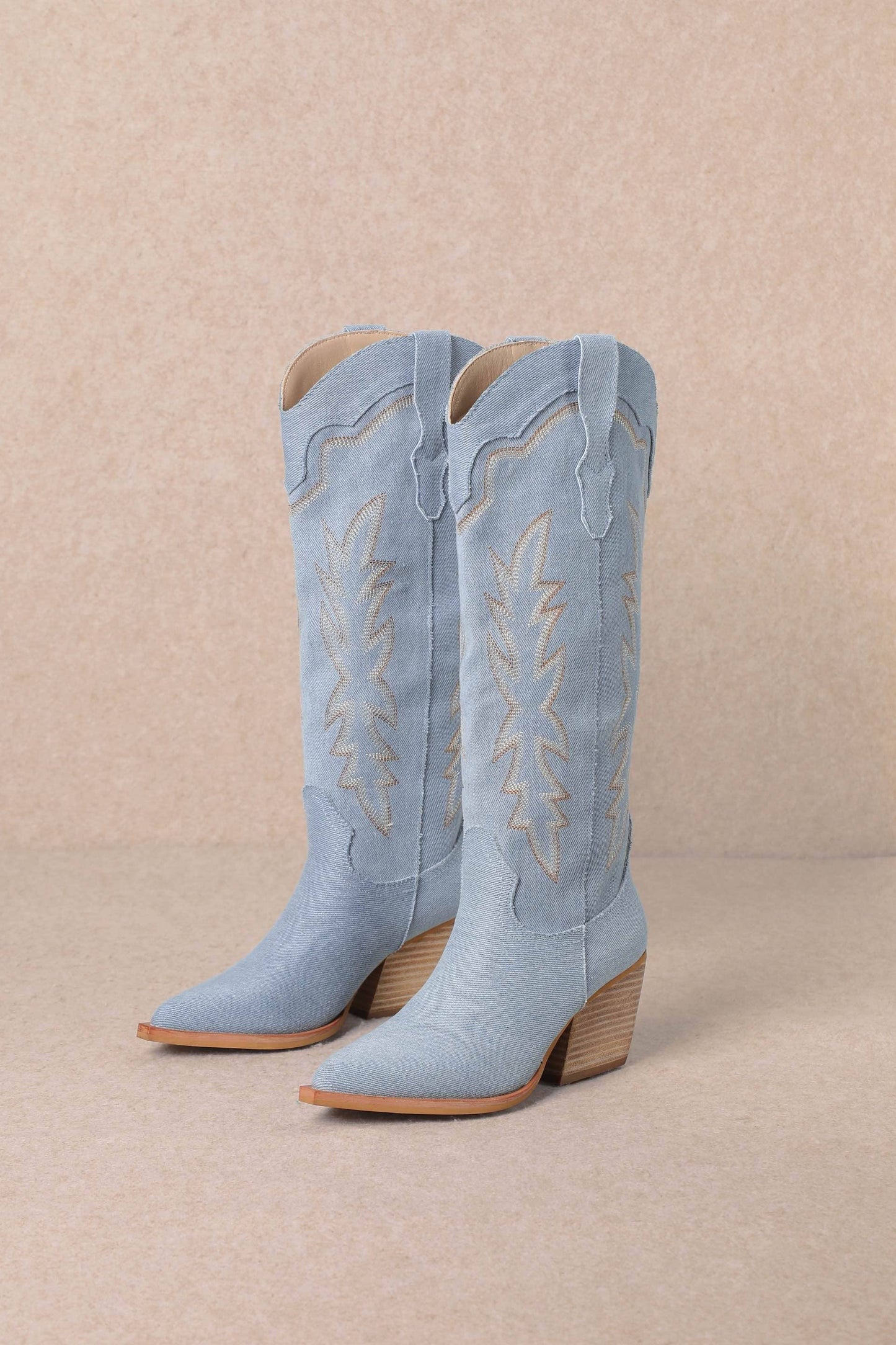 Maxie Denim Tall Boots