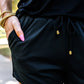Ada's Signature Shorts-Midnight Black