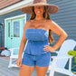 The Boardwalk Denim Romper
