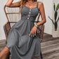 GREY V SHAPED DRESS