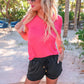 Ada's Signature Shorts-Midnight Black