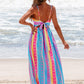 Boho Beach Front Knot Maxi Dress