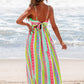 Boho Beach Front Knot Maxi Dress