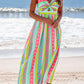 Boho Beach Front Knot Maxi Dress
