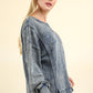 Mineral Washed Knit Top