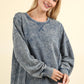 Mineral Washed Knit Top