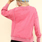 Mineral Washed Knit Top