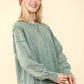 Mineral Washed Knit Top