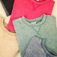 Mineral Washed Knit Top
