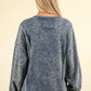 Mineral Washed Knit Top