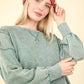 Mineral Washed Knit Top