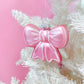 Pink Bow Christmas Ornament