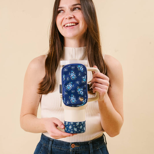 Tumbler Silicone Boot-Endless Daydream Navy