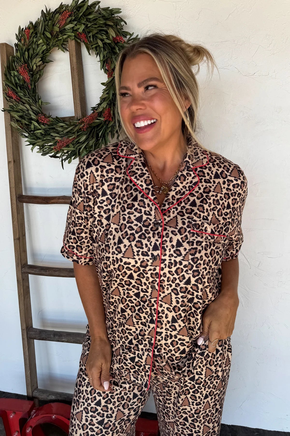 Wild Holiday Tree Christmas Luxe Jammies